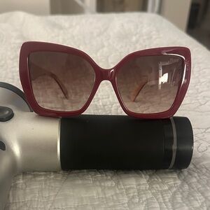 Emilio Pucci Red Cat-Eye Sunglasses